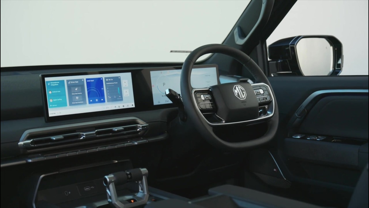 Дизайн интерьера электромобиля MG U9