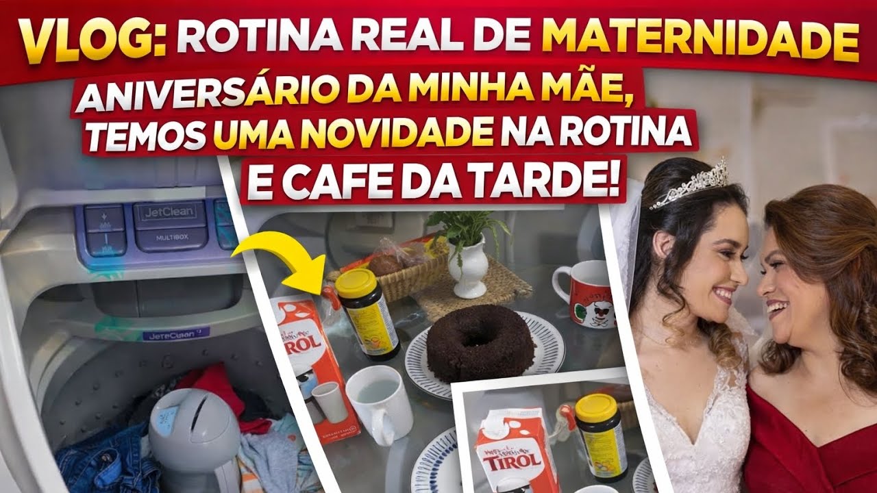 ROTINA REAL DE MÃE + COMPRINHAS 🛍️ ANIVERSÁRIO DA MINHA MÃE & TEMOS NOVIDADE! 🎉 