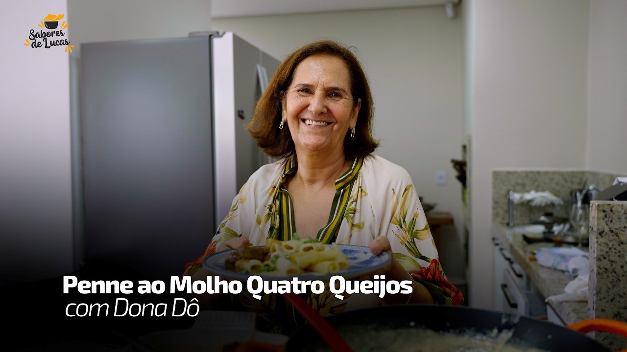 Programa Sabores de Lucas - Receita: Penne ao Molho Quatro Queijos
