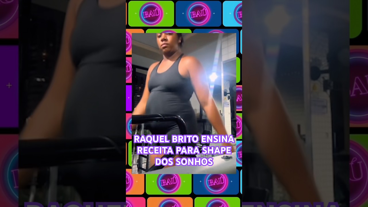 Margarina com ovo: Raquel Brito ensina receita fitness e conforta f&atilde;s com palavras de otimismo.