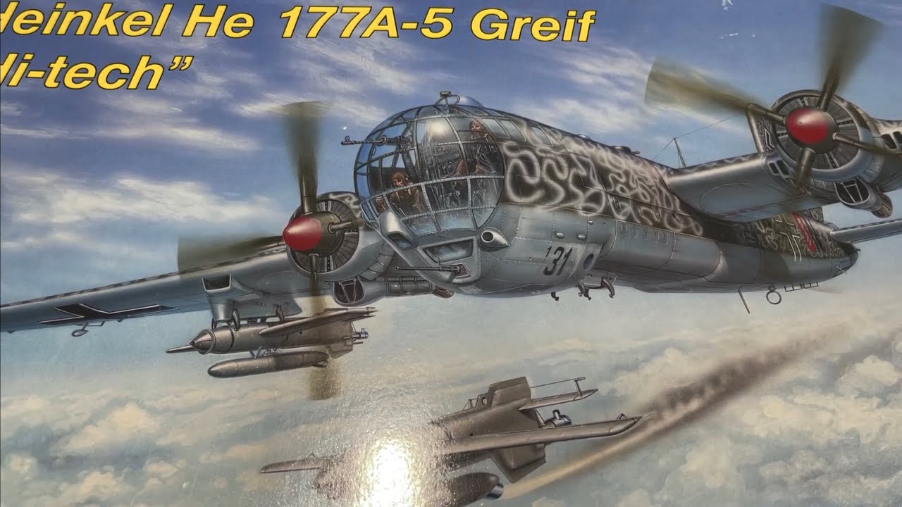 MPM Heinkel He 177A-5 Greif Hi-Tech 1/48 Scale Model Aircraft