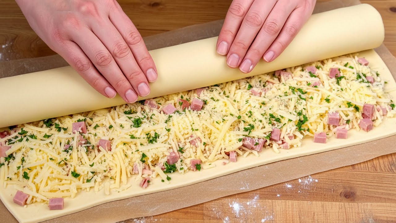 Ich mache diesen Weihnachtssnack für jede Party!Eine Vorspeise aus Blätterteig und einfachen Zutaten