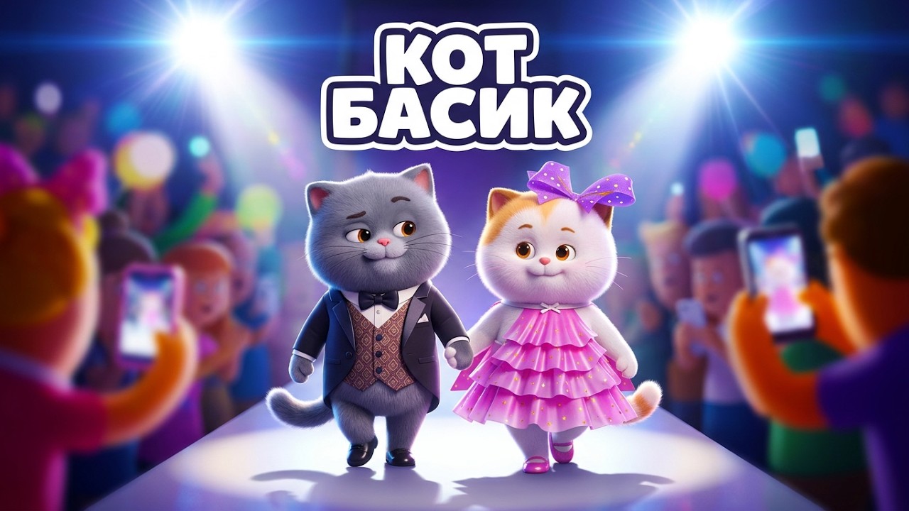 Кот Басик - Модный показ (4 серия 3 сезона) | Мультфильм для детей