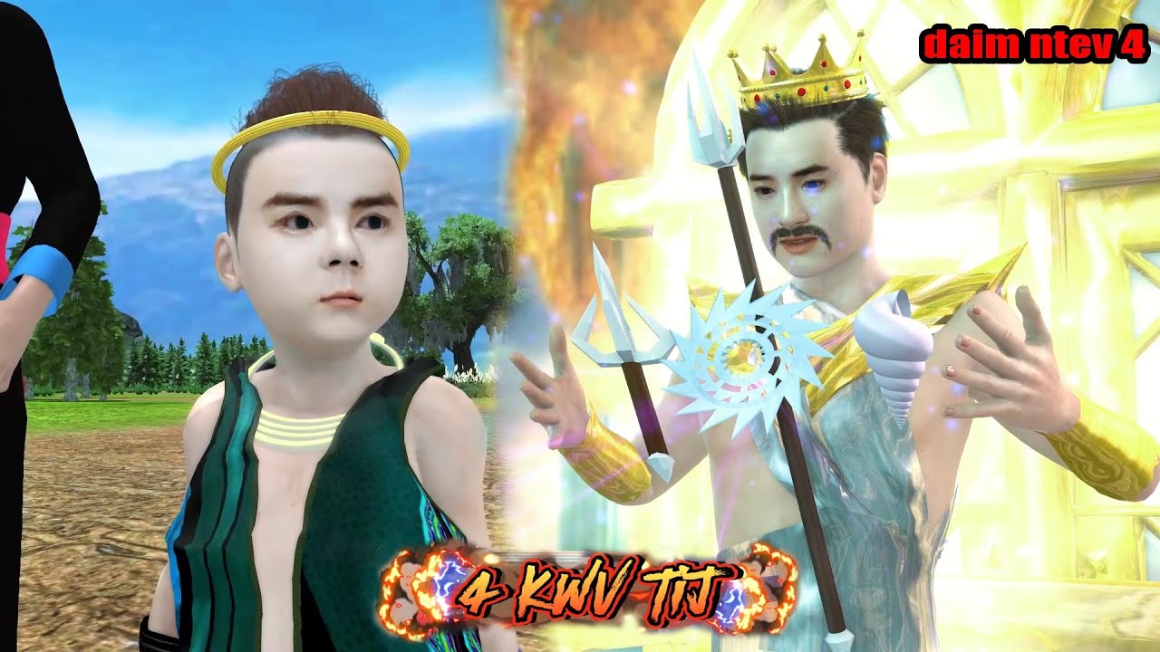 4 kwv tij cuab yeej hwj huaj daim ntev 4 hmoob hmong animation 3d