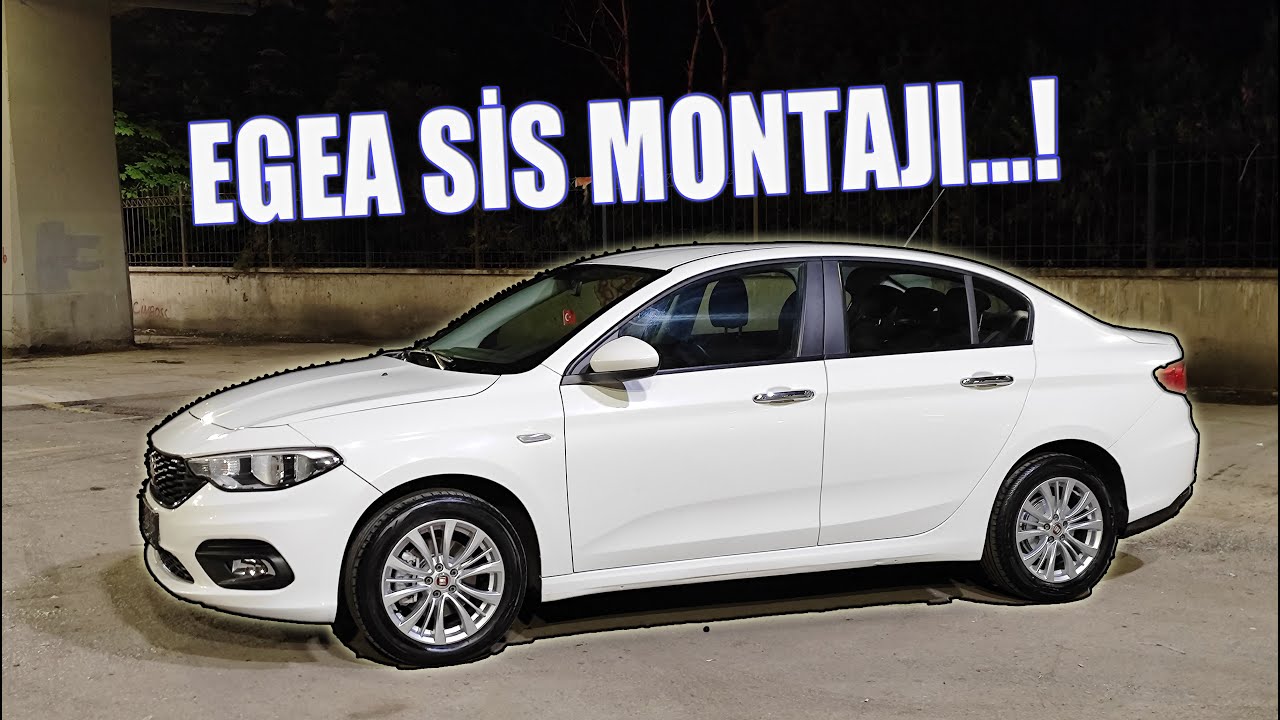 EGEA SİS FARI MONTAJI NASIL YAPILIR. #fiat #egea #4k