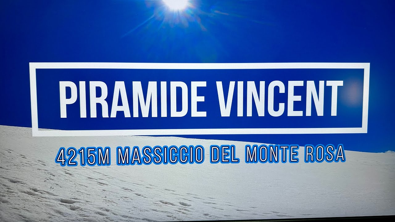 piramide Vincent 4215m, massiccio del Monte Rosa 20/7/24