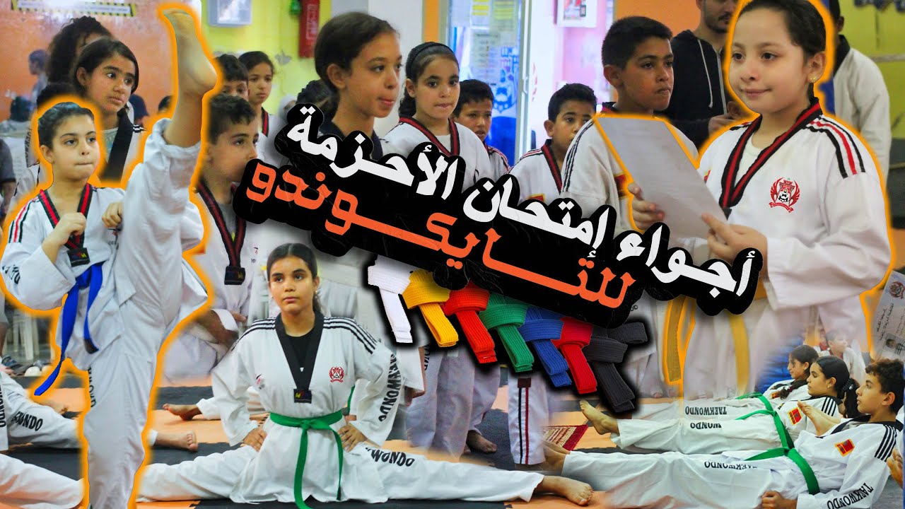 إمتحان الأحزمة المختلفة للتايكوندو |  #003   |  passage de grade taekwondo