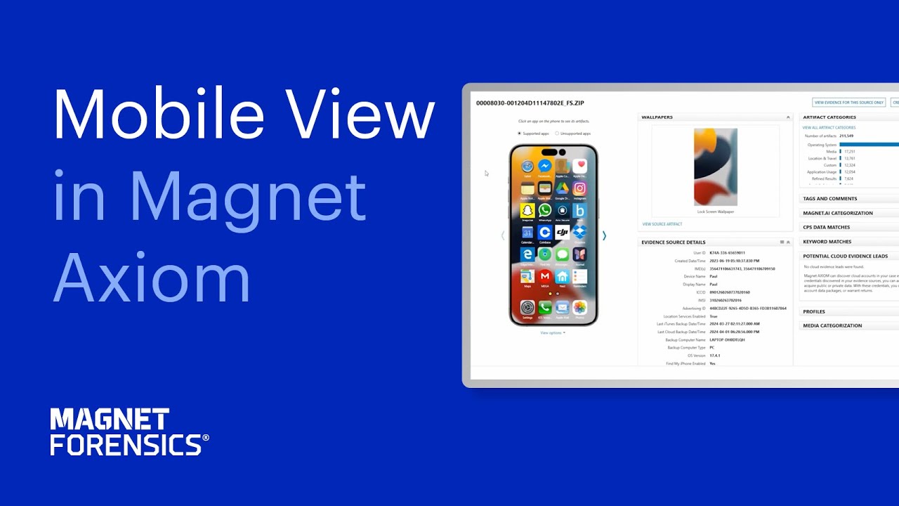 Bring your mobile evidence to life with the new Mobile View in Magnet Axiom
