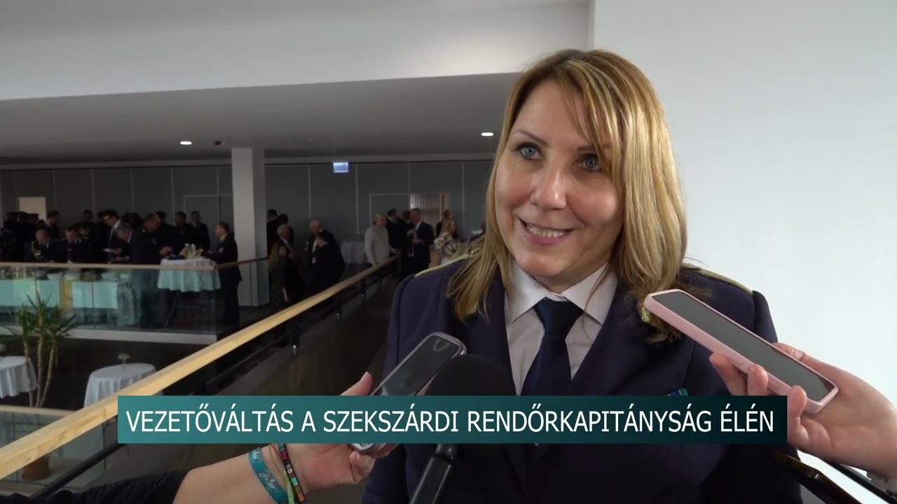 Vezetőváltás a Szekszárdi Rendőrkapitányság élén - beiktatták az új vezetőt_2026.02.05.