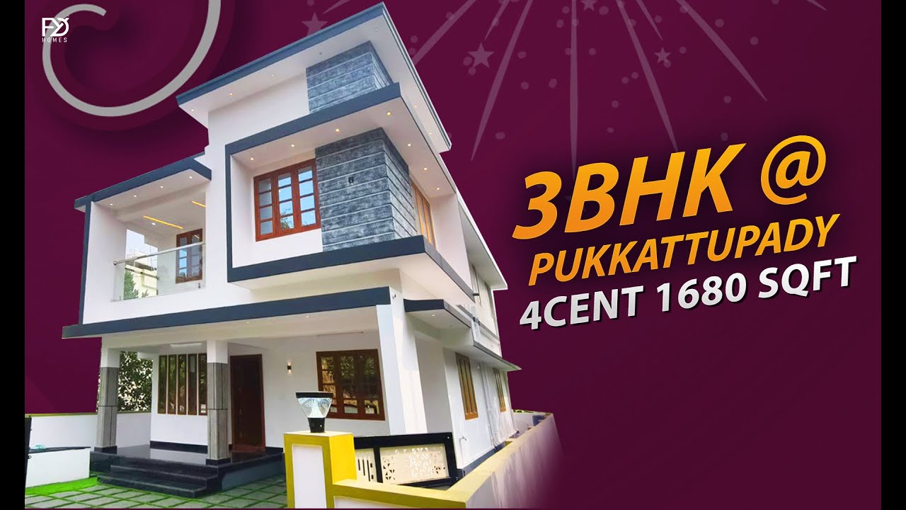 3BHK @ AMBUNAD | PUKKATTUPADY | 1680 SQFT |4CENT