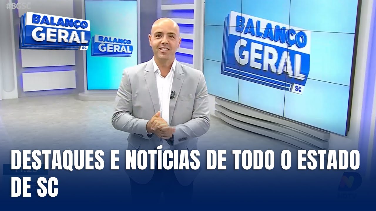 Balanço Geral traz as principais notícias de Santa Catarina