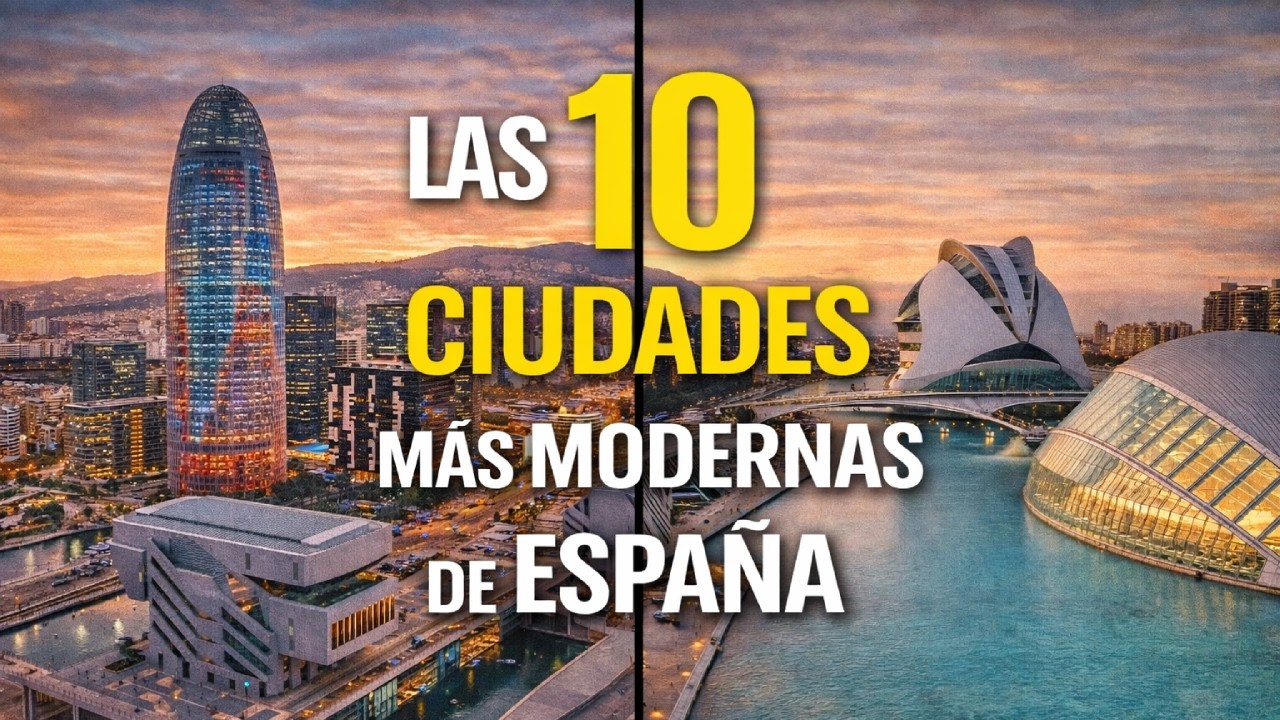 Las 10 Ciudades Más Modernas de España (Ranking Real) 🚀