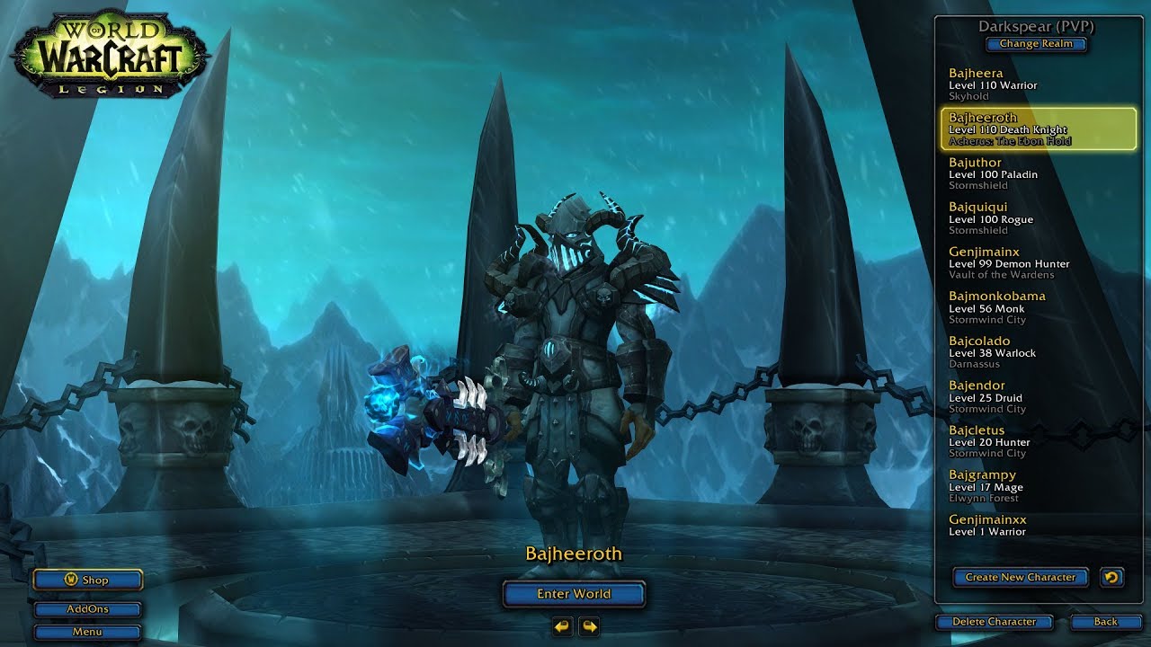 BAJHEEROTH'S FIRST LEGENDARY DROP - WoW Legion 7.2.5 Death Knight PvP