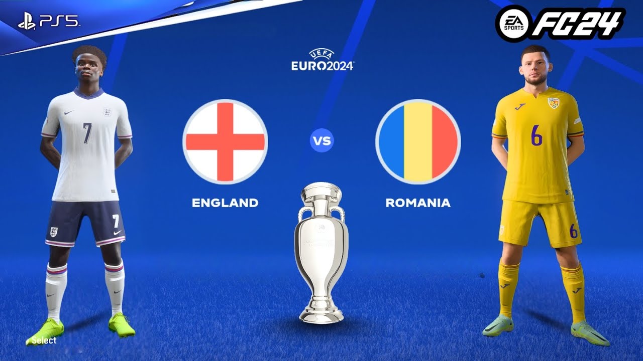 England Dominate Romania! 🇬🇧🔥 | 3–0 Victory | Euro 2024 Group Stage #fc24 #fifa