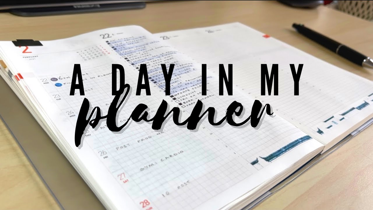 A Day in my Planner (my planning system & routine)