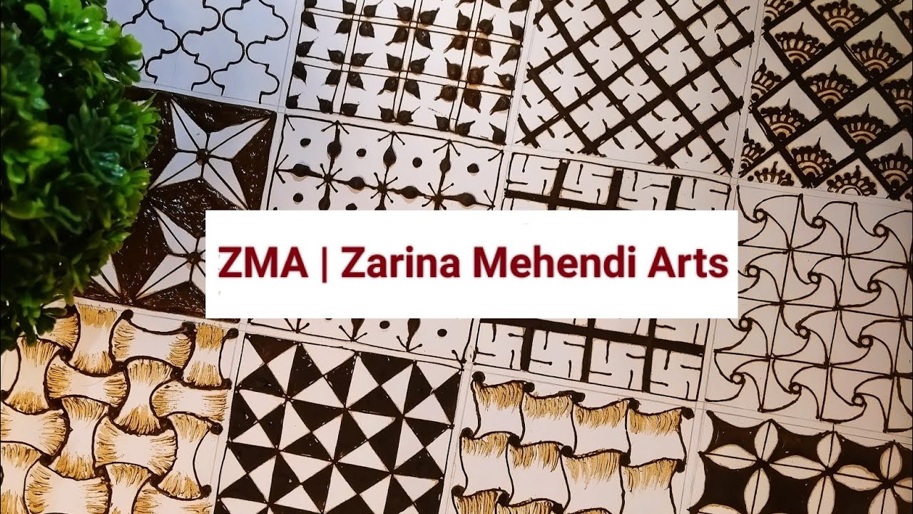 Basic mehndi filling patterns | Mehndi for beginners | Mehndi tutorials