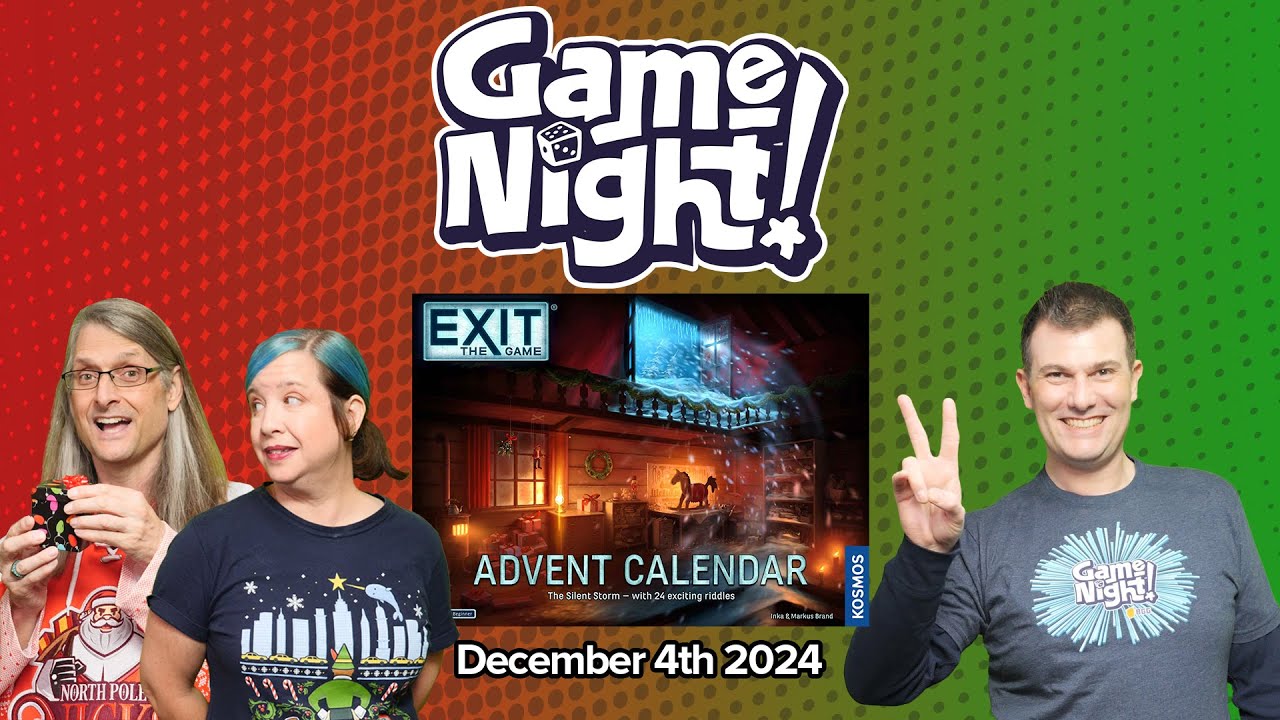 GameNight! 24 Days of Christmas Day 4 - Exit: The Game Advent Calendar The Silent Storm