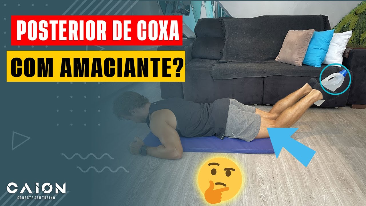 POSTERIOR DE COXAS: como treinar em casa e substituir a mesa flexora