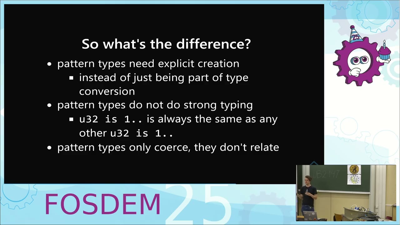 The state of Rust trying to catch up with Ada. FOSDEM 2025