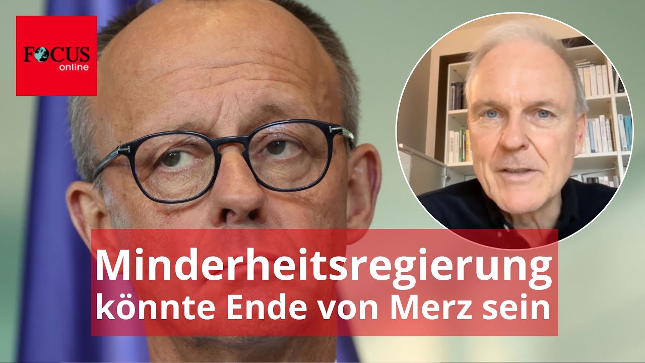 Eine Minderheitsregierung k&ouml;nnte das Ende von Friedrich Merz sein