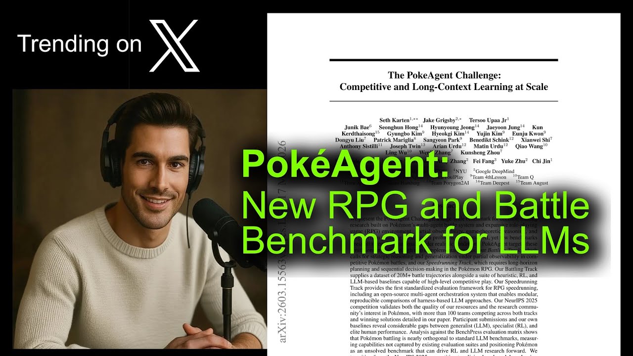 Pok&eacute;Agent: New RPG and Battle Benchmark for LLMs