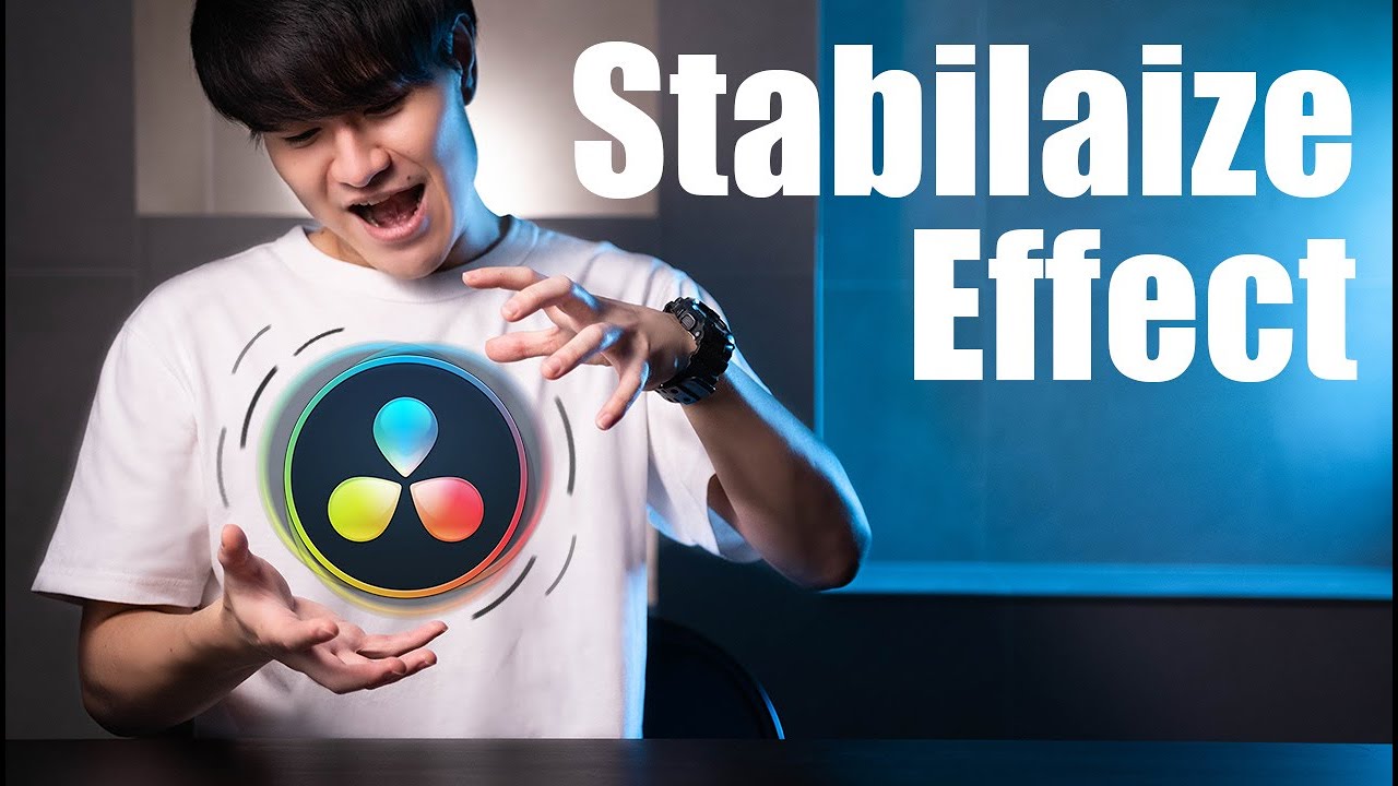 手ぶれ補正をするスタビライザーエフェクトの正しい設定方法【DaVinci Resolve】