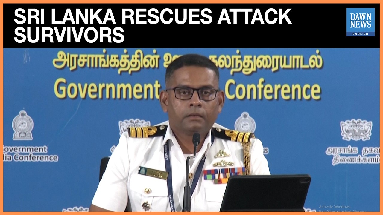 Sri Lankan Navy Rescues Survivors After US Attack on Iranian Warship | Dawn News English