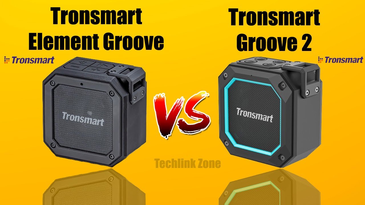 Tronsmart Element Groove (Force Mini) vs Tronsmart Groove 2 Bluetooth Speakers Comparison.