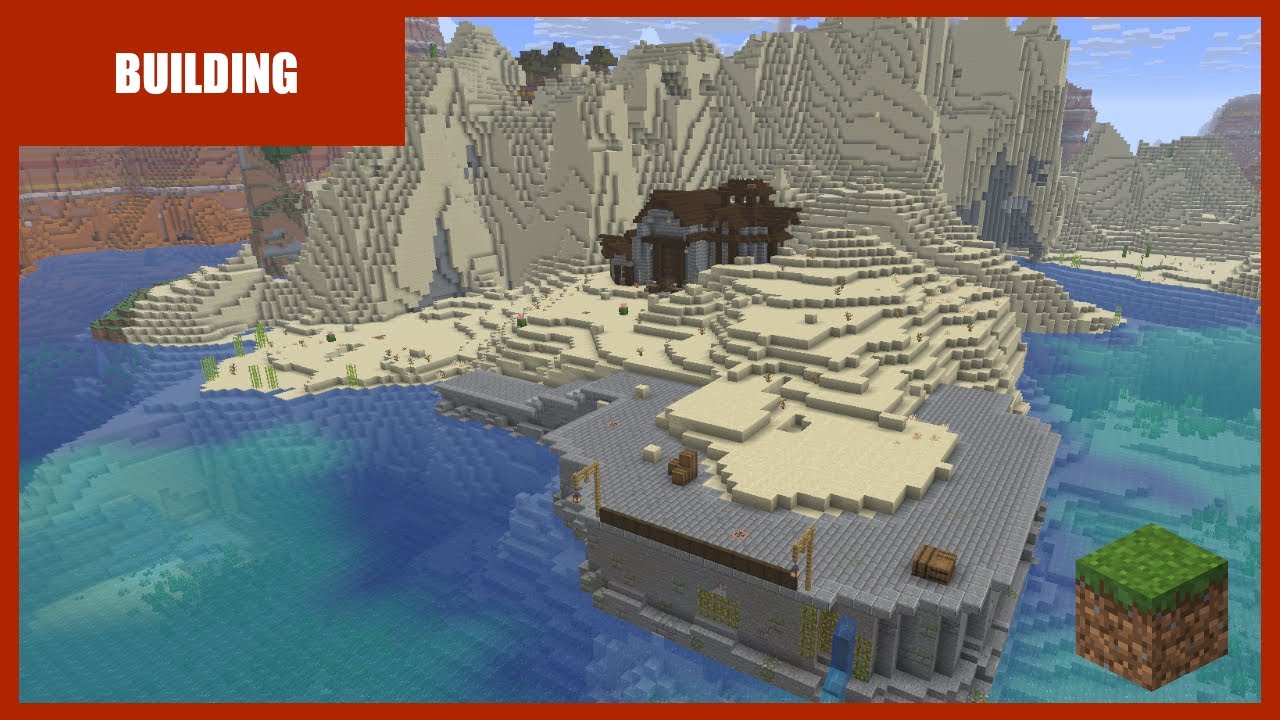 Building A Little Seaside Walkway And House In Minecraft (Livestream)