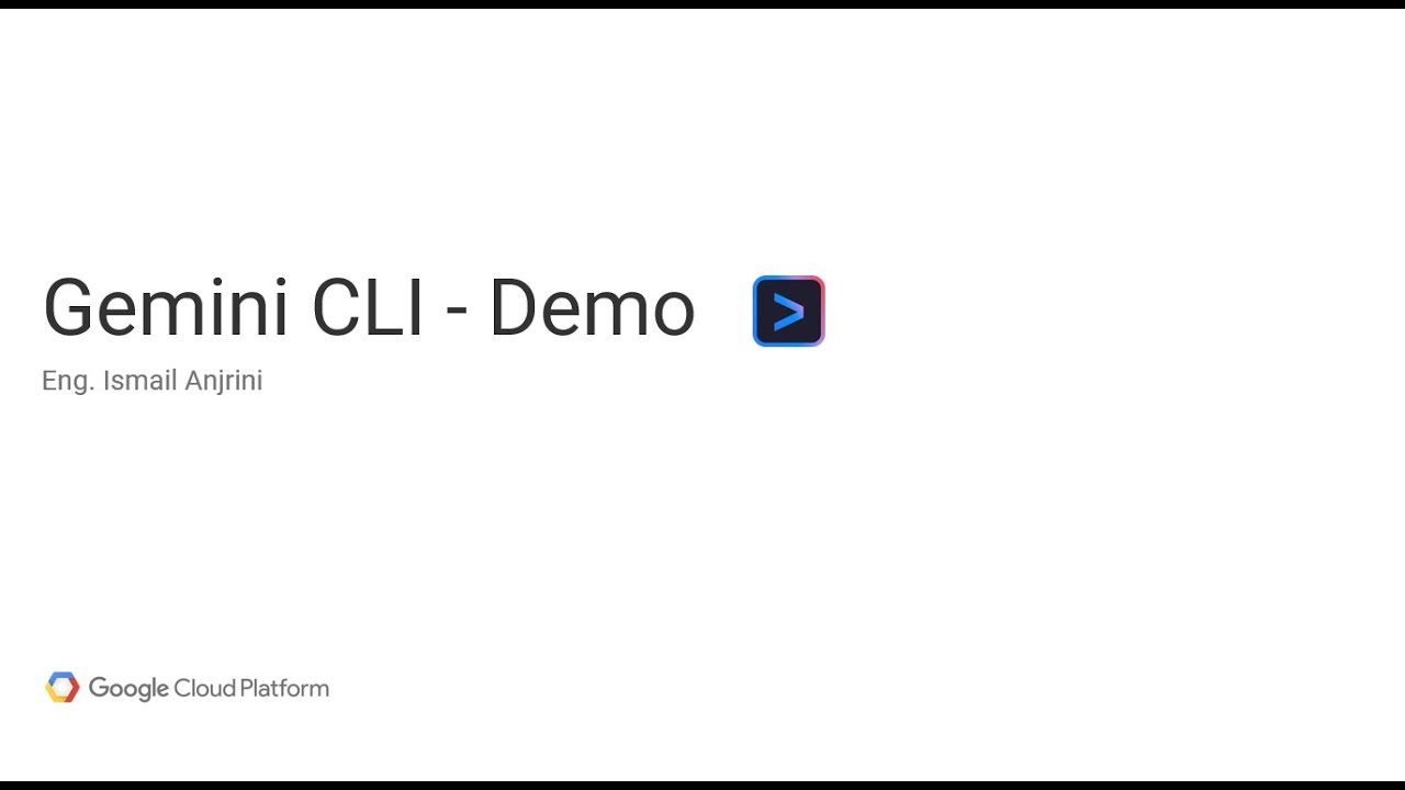 003 - Gemini CLI - Demo