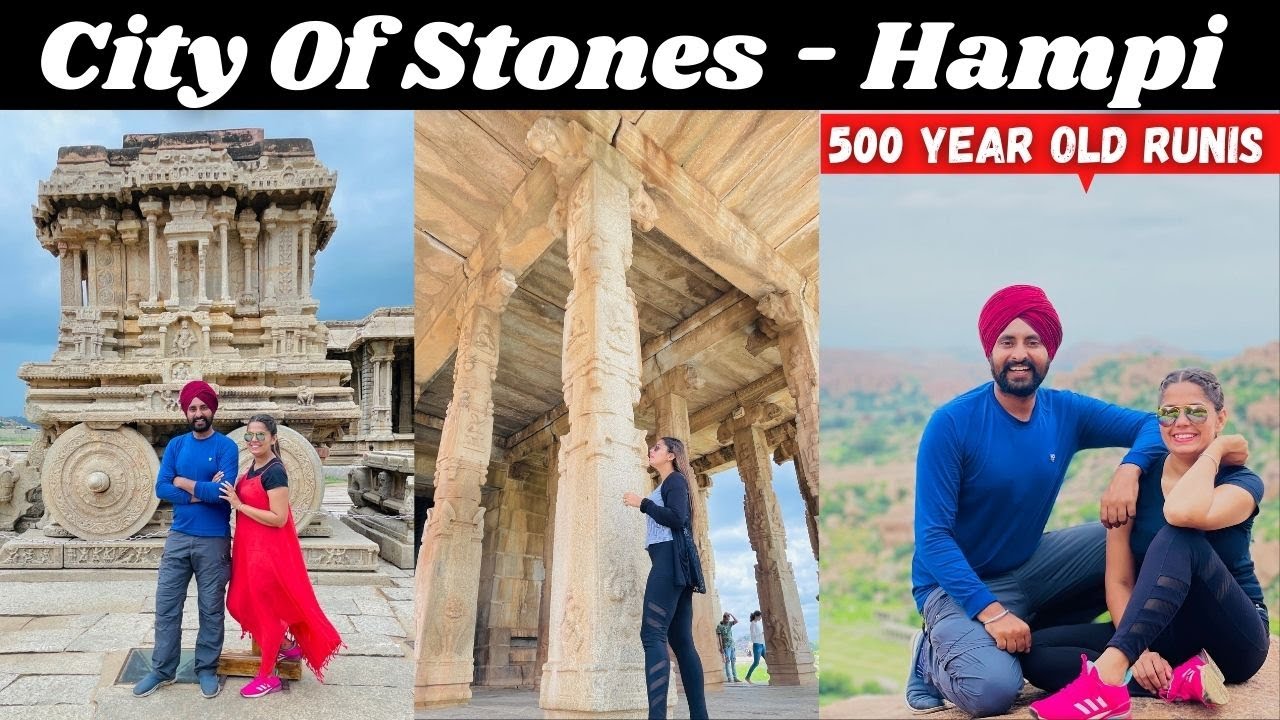 Hampi Places to Visit | Tourist Places Hampi Karnataka| Punjabi Travel Couple | Ripan & Khushi