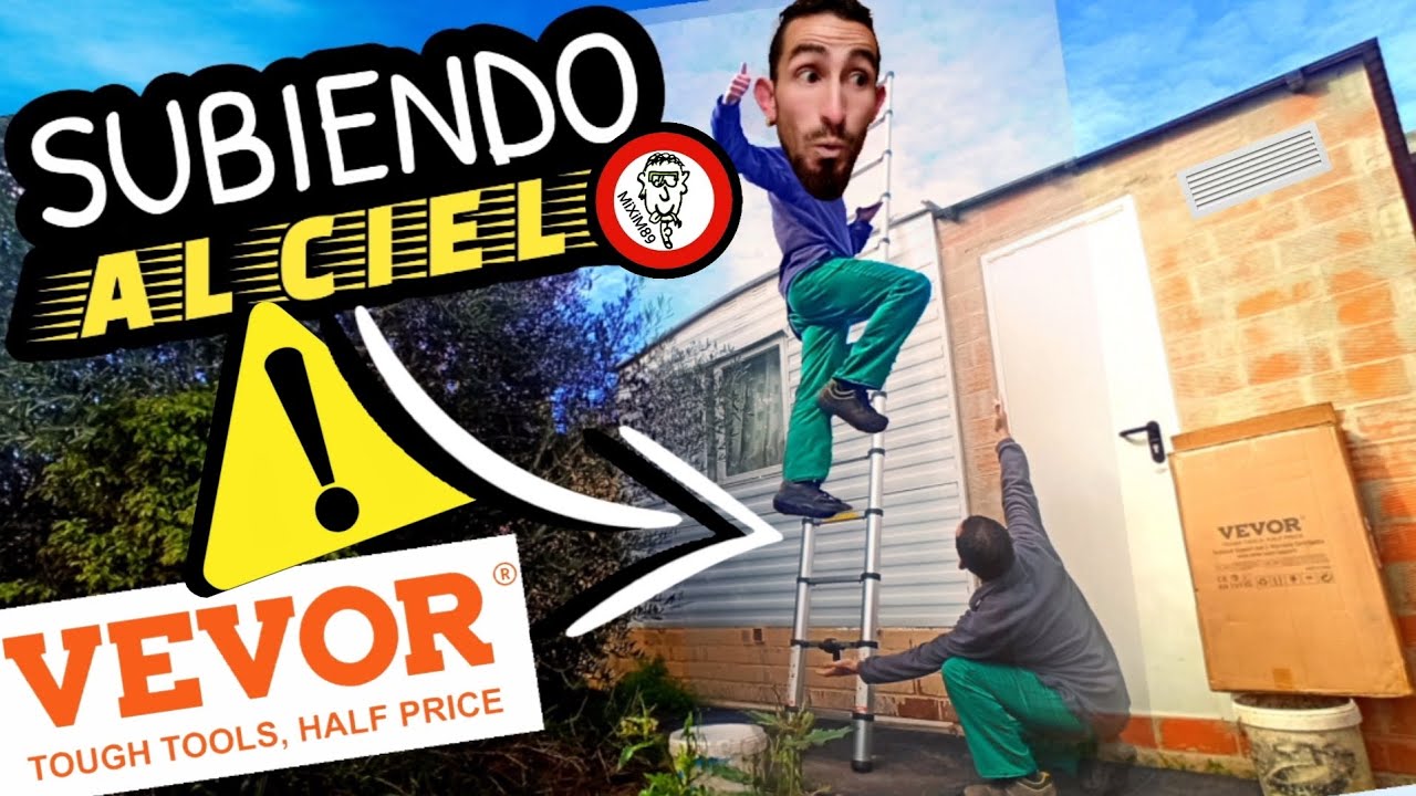¡Por Fin Tengo Mi Escalera Telescópica VEVOR de 3,8M! 🔥🔝 by mixim89