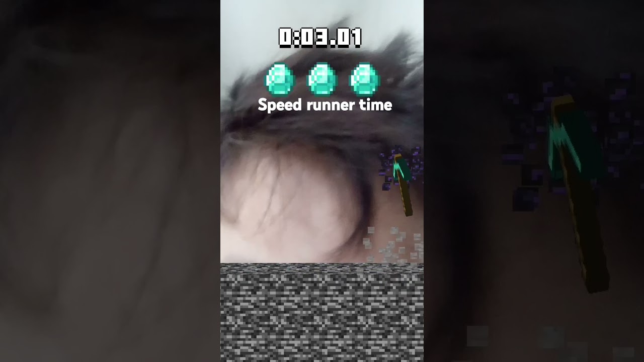 speed runner time #minecraftshort #minecraftanimation #animation