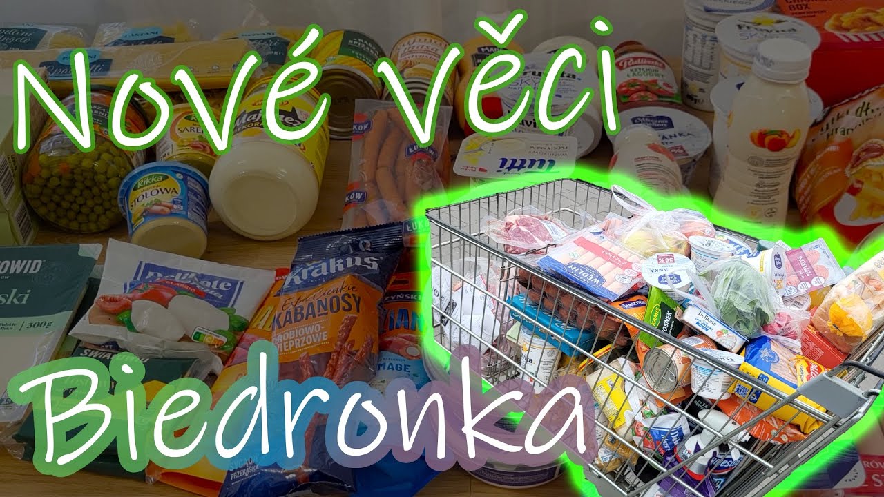 Nákupy v polské Biedronce 🛒 - Vyzkoušeli jsme nové věci? Vyplatily se?
