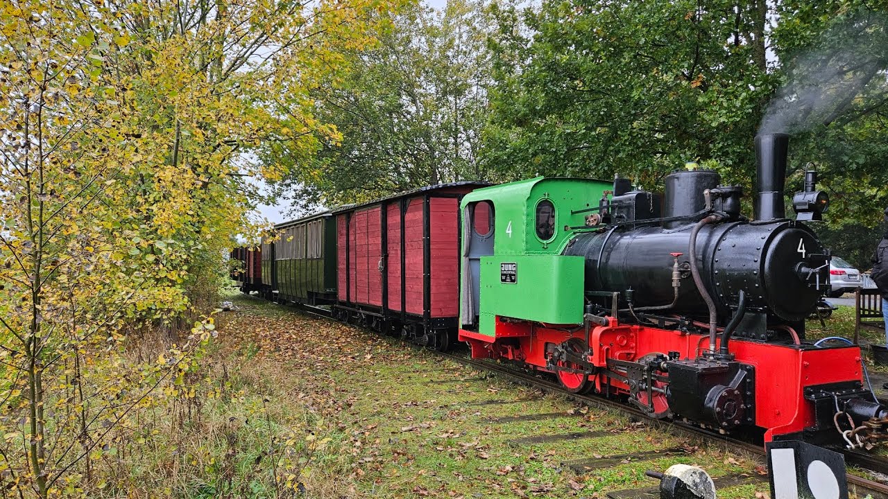 Zylinder auswaschen und Abladen von Jung Nr.4 auf der Museumsbahn Walsrode.