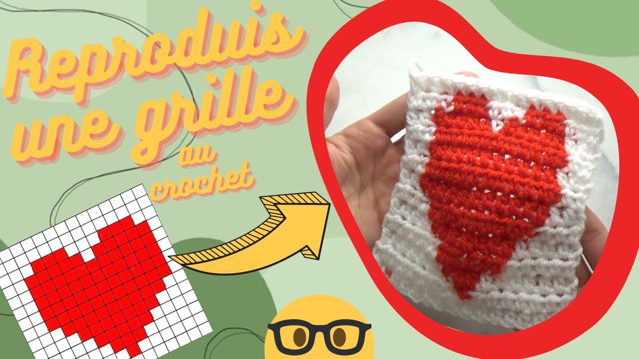 Je vous montre comment FAIRE UNE GRILLE AU CROCHET