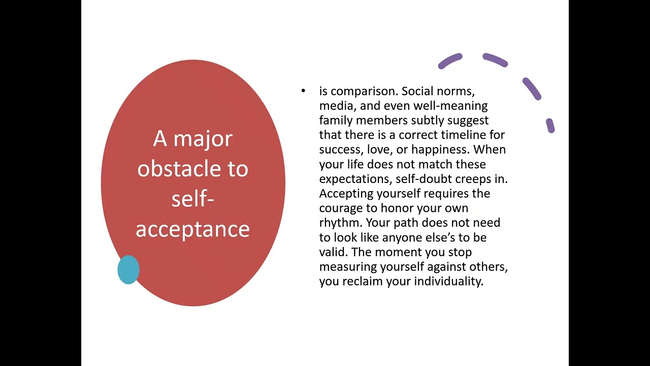 Accepting Yourself As You Are