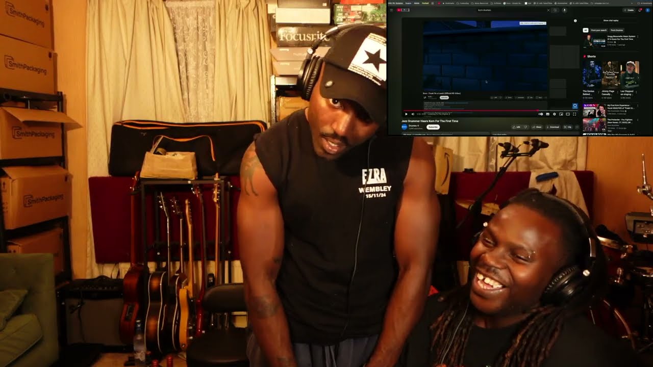 Джазовый барабанщик впервые слышит Korn. Реакция. Полное видео.