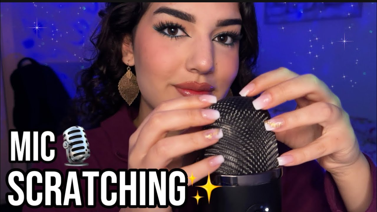 ASMR MIC SCRATCHING 😍 y Susurros para dormir ✨