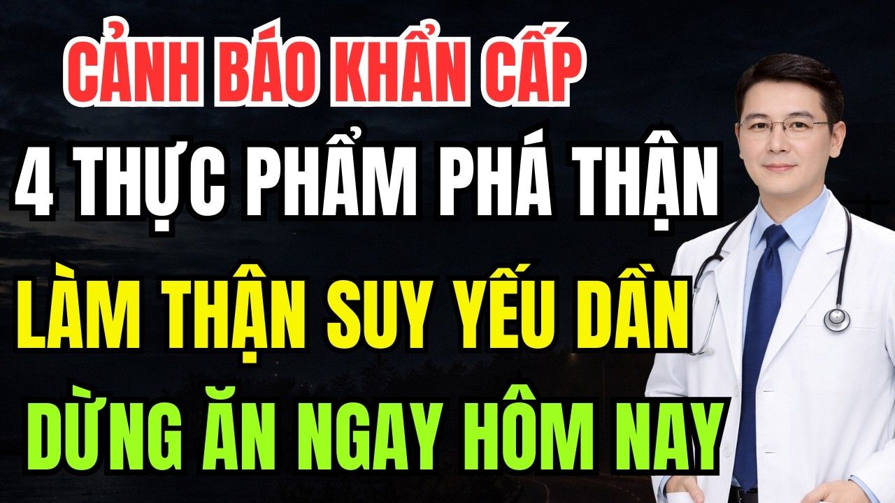 Cảnh Báo: 4 Thực Phẩm Nguy Hiểm Gây Ra Suy Thận, Để Thận Khỏe Phải Tránh Tuyệt Đối!