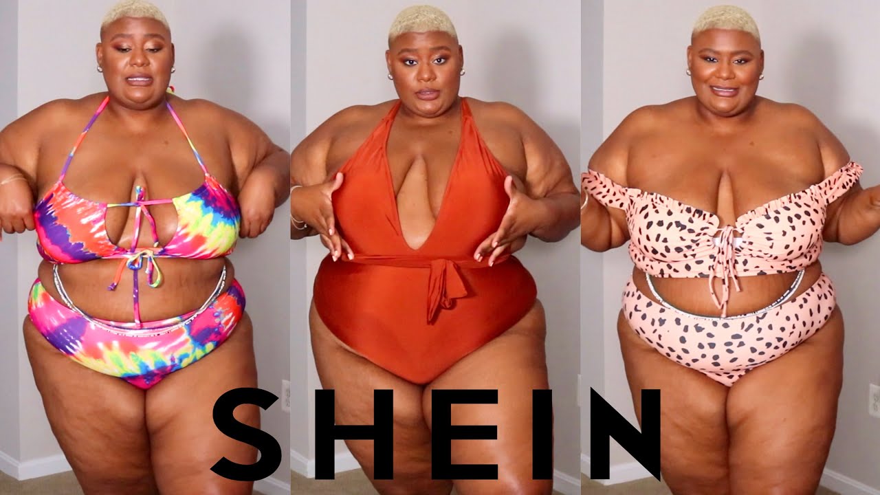 SHEIN CURVE SWIMWEAR HAUL // PLUS & CURVY // 3X