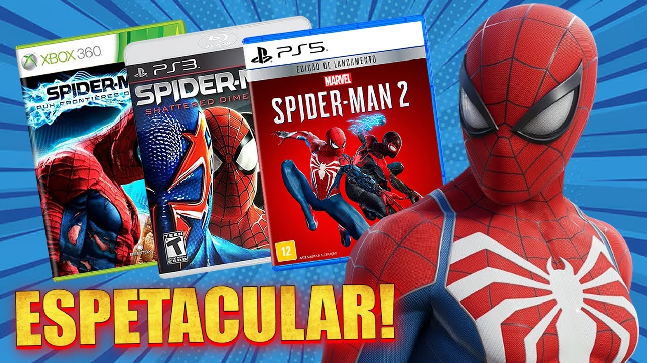 MELHORES JOGOS do HOMEM-ARANHA — A EVOLUÇÃO do Amigão da Vizinhança