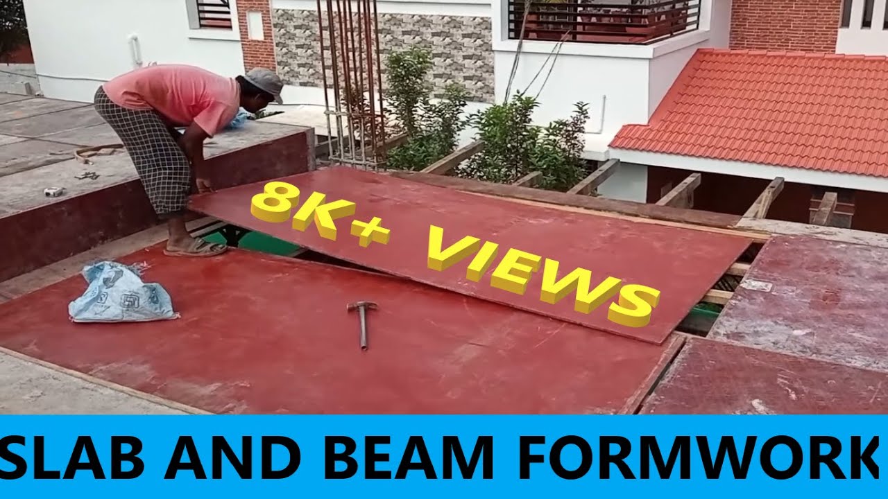 Slab and Beam formwork I slab centering work I plywood and centering sheet