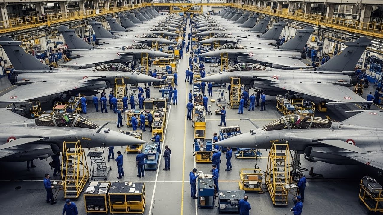 Inside Dassault's French Factory: Building the Mighty Rafale Fighter Jet