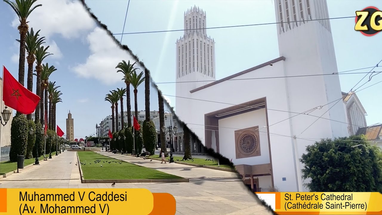 Aziz Petrus Katedrali Katedral ve Mohammed V Caddesi Caddesi | Rabat/FAS🇲🇦