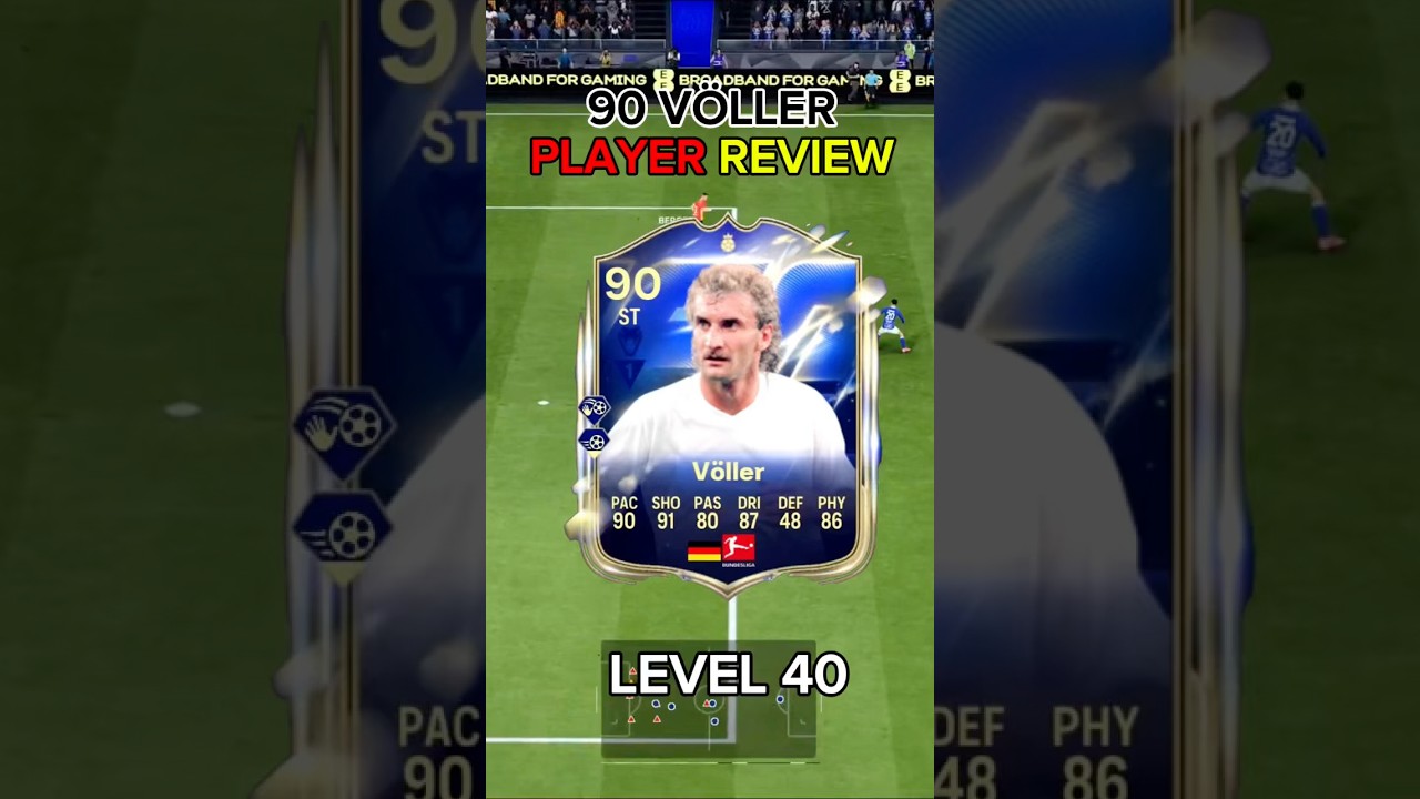 90 TOTY honourable mention hero VOLLER player review ea fc 26 #shorts #short #eafc26 #fc26