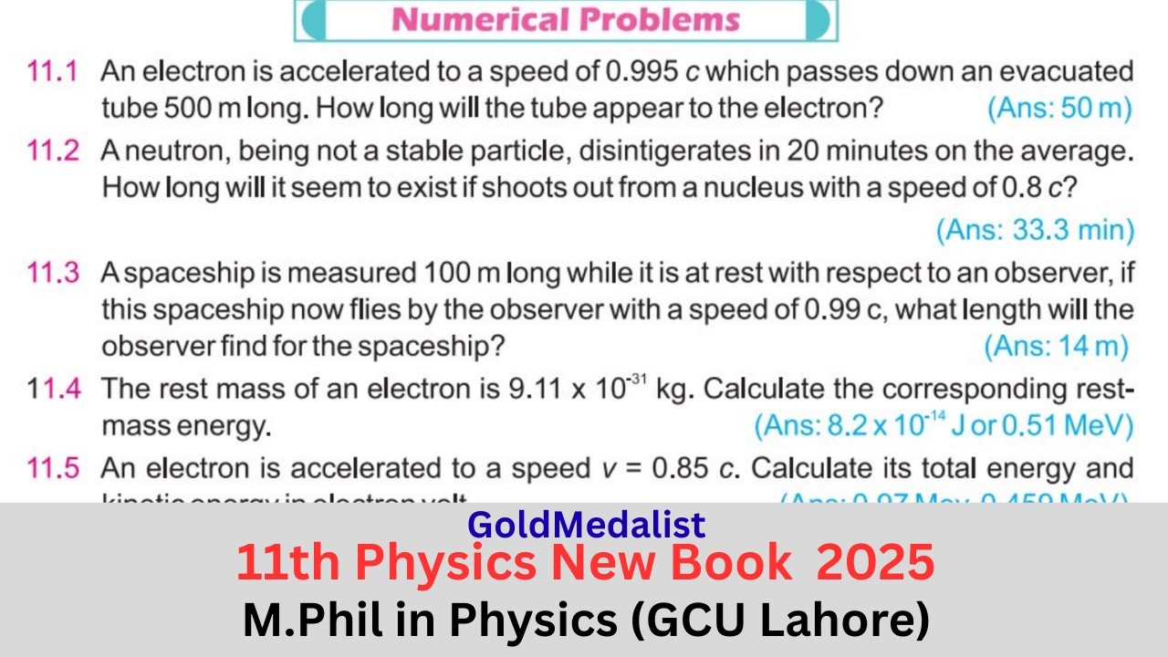 11th class Physics Chapter 11 Exercise Problems | 11th Physics unit 11 Numericals