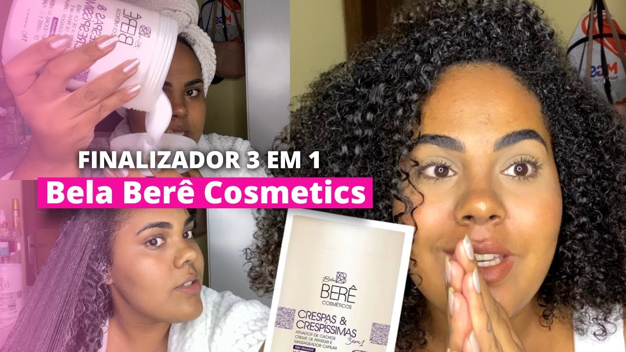Finalizador 3 em 1 Bela Ber&ecirc; | Crespas e Cresp&iacute;ssimas 4A ao 4C |POT&Atilde;O DE 1KG | Rapha Oscar
