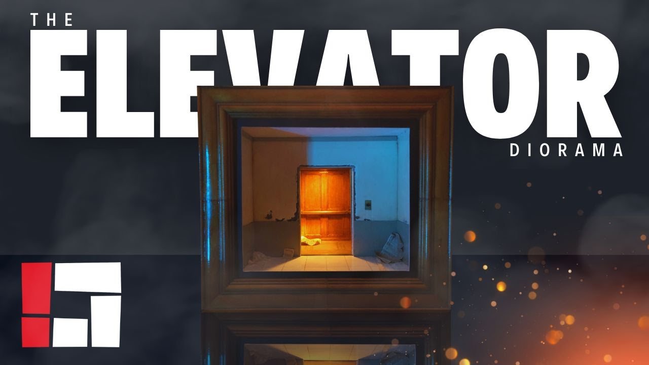 The Elevator | Shadow Box Diorama