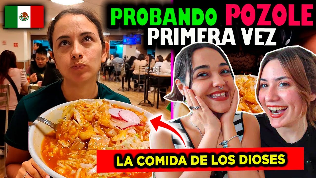 COLOMBIANOS PRUEBAN EL POZOLE🤤 POR 1RA VEZ - CUBANAS REACCIONAN